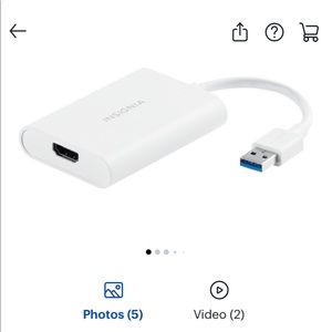 Insignia usb to hdmi converter Never used